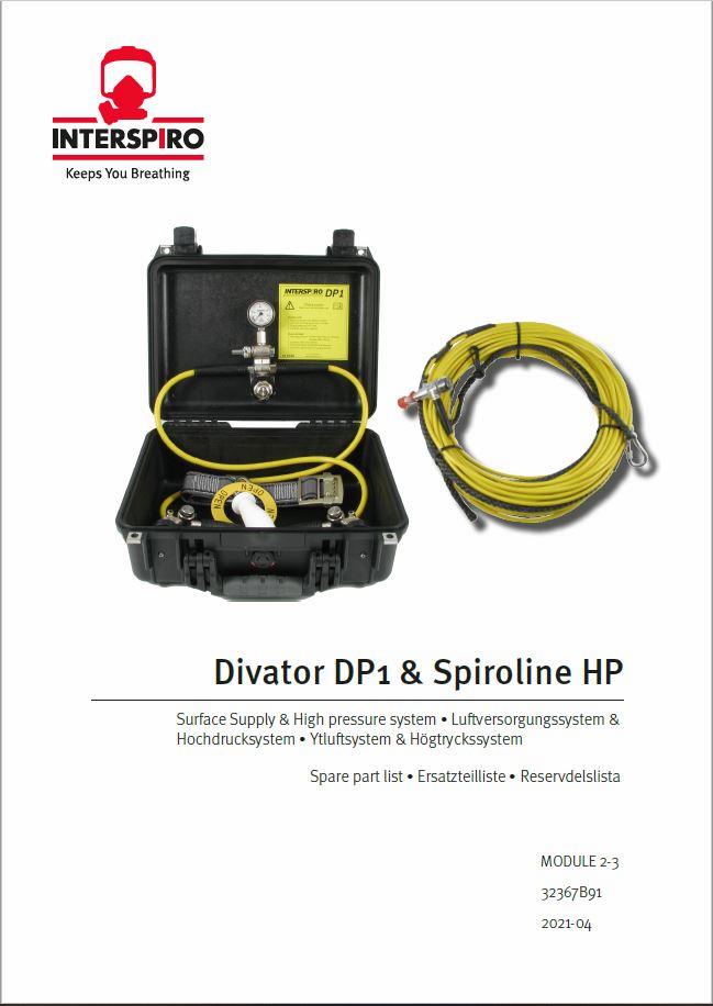 Diving Firefighting - Module 2-3 - Spare parts & Service kits for Divator DP1 & Spiroline HP