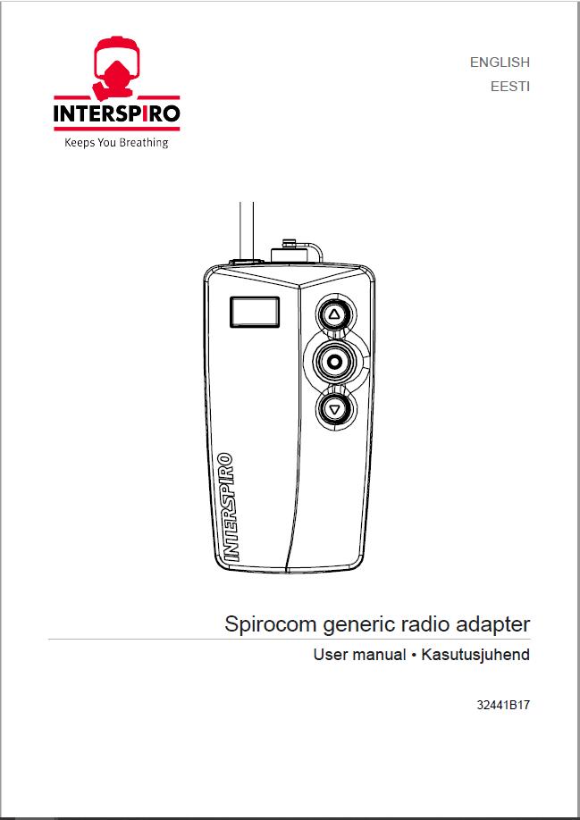 Firefighting user manual: 32441 Spirocom generic radio adapter
