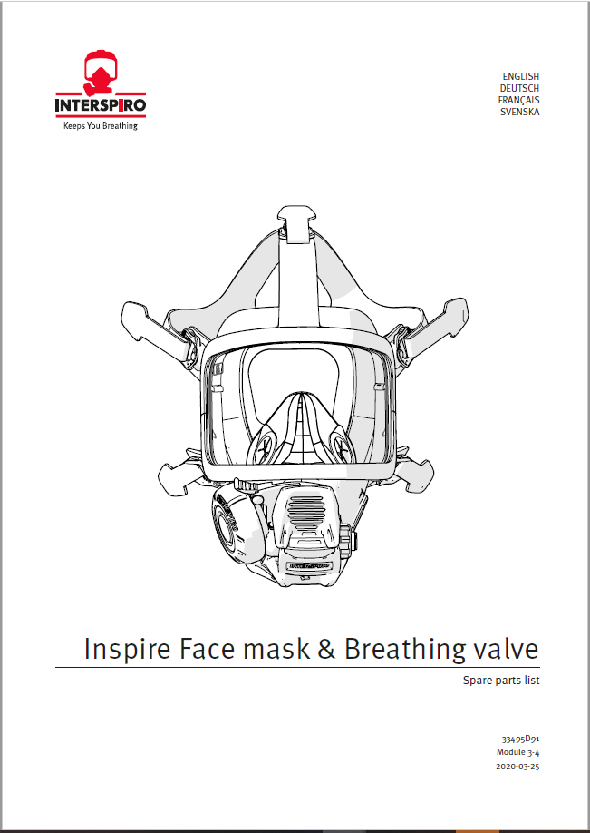 Firefighting - Module 3-4 - Spare parts list INSPIRE mask and BV