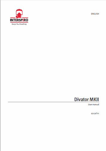 Diving user manual: 95239C - Divator MKII