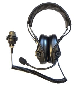 Sordin head-set with ambient sound & PTT ring