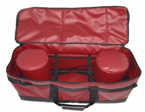 Väska med upprullningsstolpar (max 60 meter slang)