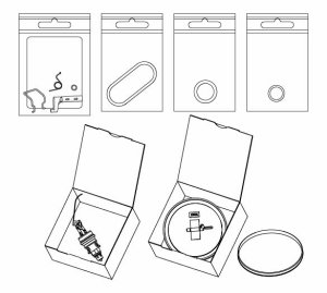 Service kit S-valve(M16thread)