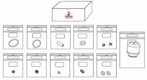 Service kit for regulator MKII