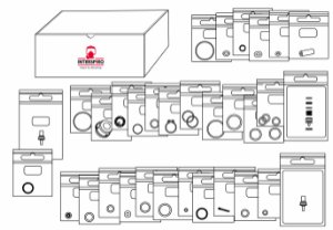 Service kit Cylinder connection with quick coupling