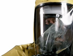Tear-off/ATEX-lens for suit