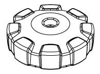 Hand wheel assy, black