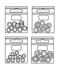 O-ring & support ring kit